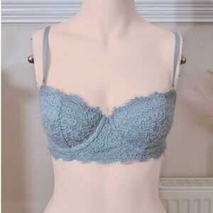 Rare Aerie Real Power Balconette Lace Bra Brand NEW